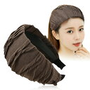 新生活 韓国 春 秋 ネットセレブプリーツ ヘッドバンド 気質 シンプル 洗顔 ヘアアクセサリー 多用途 外出 つば広 プレスヘッドバンド レディース