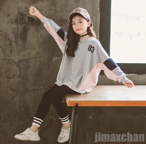 新生活 子供服 女の子 ガールズ ジュニア 110 120 130 140 150 160 スポーツウェア 上下 2点セット キッズ 長袖 パーカー ゆったり ...