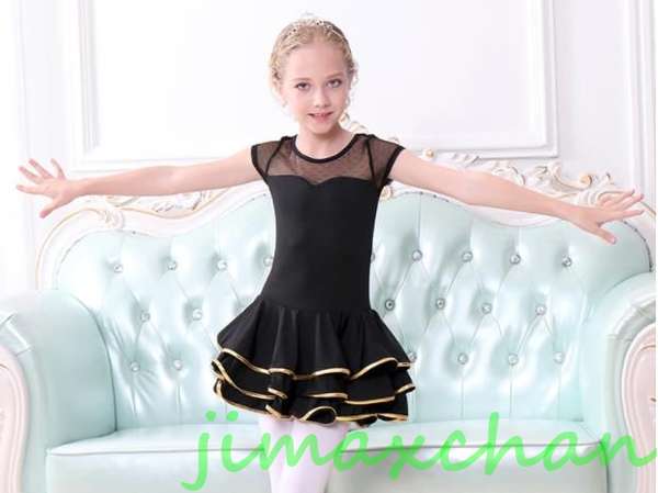 新生活 サマー バレエ ワンピース 女の子 レオタード バレエ 演出 体操 発表会 ダンス衣装レッセン着 ダンスウェア 児童 表演服 子供