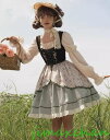 新生活 サマー /Lolita系 /ワンピース jsk OP /ロリータ トップス 萌え レディース ゴスロリ ロリータファッション 変装 トップス 吊りスカー...