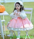 新生活 サマー Lolita系 長袖/子供 /キッズ/ ロリータ トップス 萌え ゴスロリ ハロウィン クリスマス キッズ 女児 コスチューム 子供 衣装 ドレ...