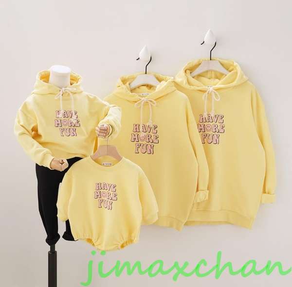 新生活 サマー 秋冬/裏起毛/親子お揃い パーカー カップル ユニセックス 家族 お揃い ルーム ウェア おそろい親子服 プレゼント