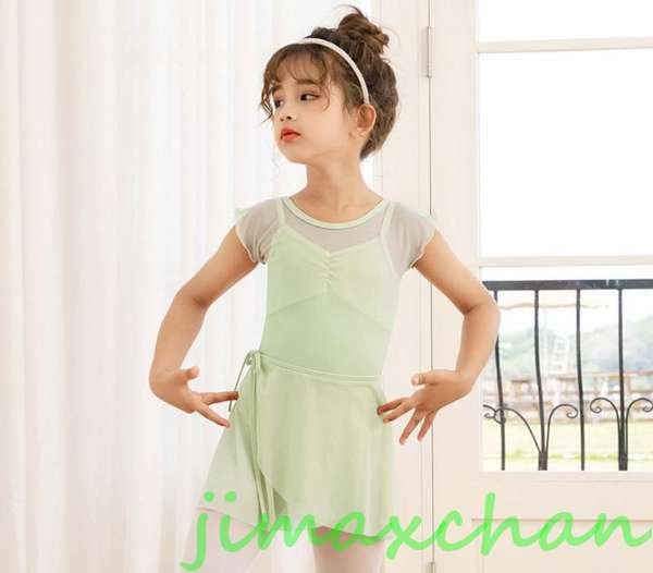 新生活 サマー バレエ ワンピース 女の子 レオタード バレエ 演出 体操 発表会 ダンス衣装 キッズ ジュニア ダンスウェア レッセン着 ダンスウェア 児童