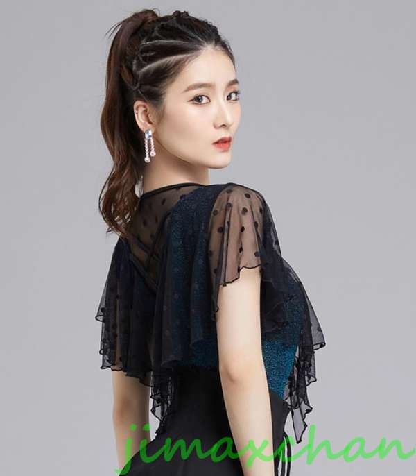 新生活 サマー / 上着 社交ダンス タンゴ/ラテンドレス キラキラ ラインストーン フリンジ タッセル 高級感 お洒落 豪華 キャバクラスパンコール フリンジ ラテン 3