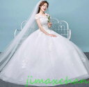 新生活 サマー /ウエディングドレス/花嫁/Aライン/プリンセス/短袖/丸首/パーティードレス ワンピース 写真撮影サート レース 花嫁ドレス 安い/
