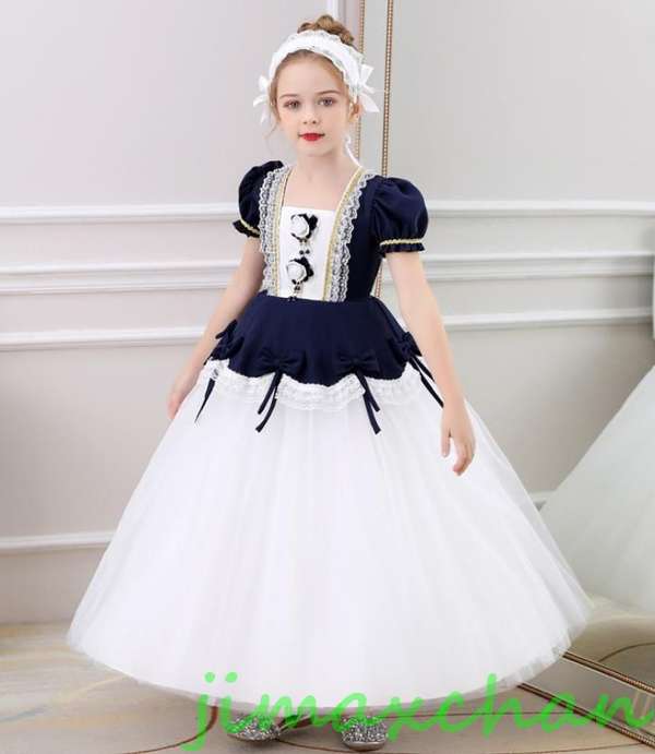 新生活 サマー /120-170cm 子供服 女の子ワンピース ドレス カラードレス フラワーガール 丸首 花編 演出 お嫁さん/ピアノ 発表会?結婚式?七五三