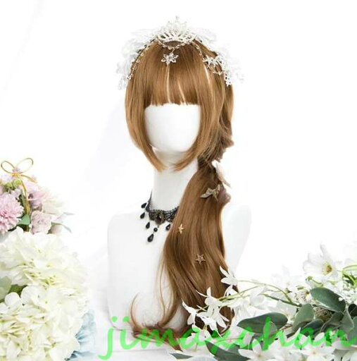 新生活 サマー 長55cm/変装 Lolita系 ウィッグ ロリータ 原宿風 かつら 前髪 レディース コスプレウィッグ 耐熱ウィッグ コスチューム 仮装 大人用 新生活 サマー 長55cm/変装 Lolita系 ウィッグ ロリータ 原宿風 かつら 前髪 レディース コスプレウィッグ 耐熱ウィッグ コスチューム 仮装 大人用