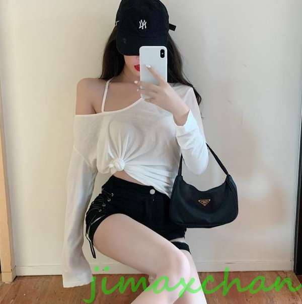 新生活 サマー Tシャツ 長袖 タートルネック セーター レディースファッション タートル 胸開きタート セクシー ベアトップ オフショルダー