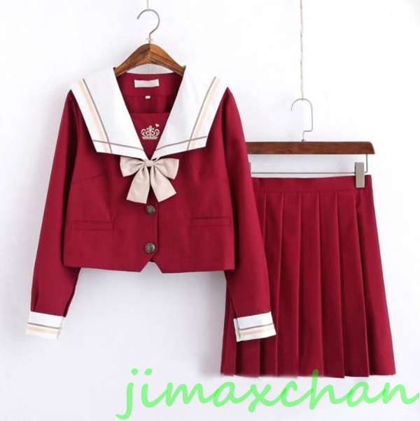 新生活 サマー 長袖/中袖 短袖 上下セット セーラー服 JK系フリルスカート パーティグッズ 制服 学生 ユニフォーム 卒業式 入学式 コスチューム スカート