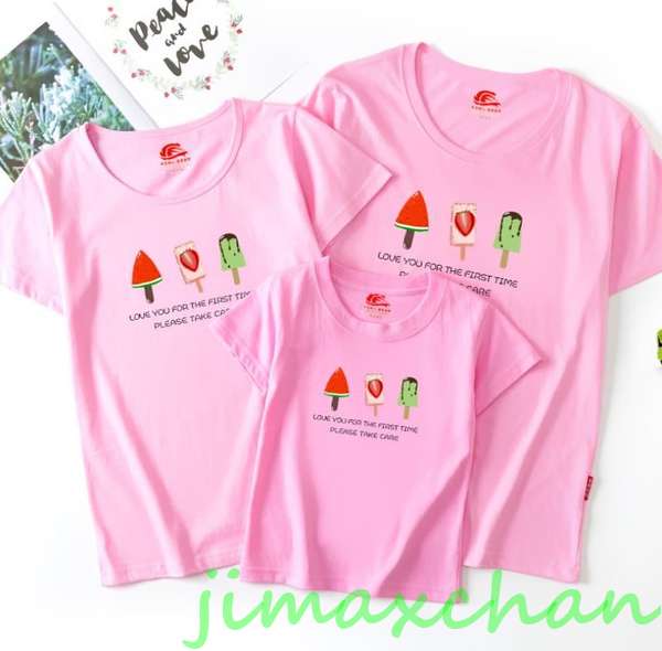 新生活 サマー 親子ペア 親子お揃い カップル 中袖 Tシャツ ユニセックス おそろい親子服 供 ギフト お揃い服 服 夏 旅行 海