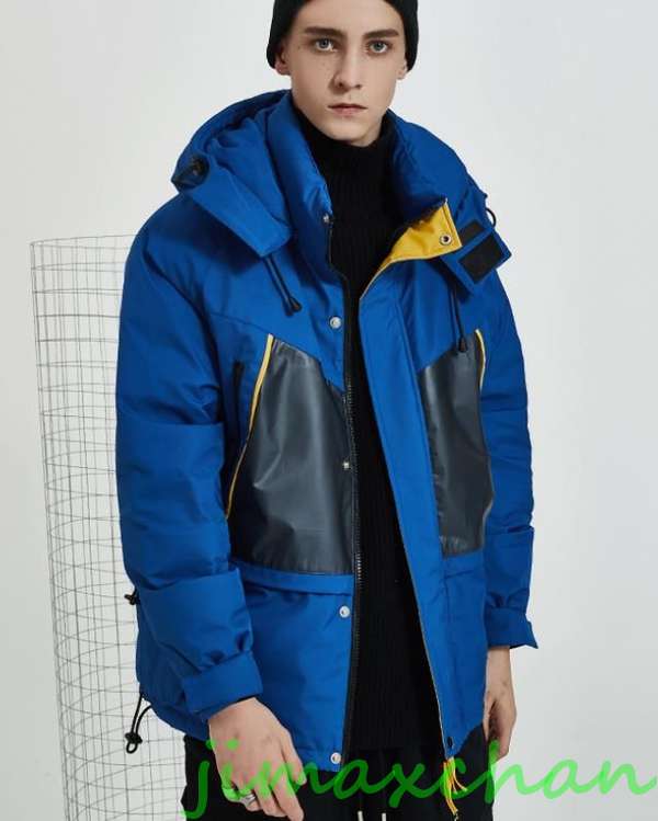 新生活 秋冬モデル ダウン コート/メンズ 無地 欧米風 長袖 コート トップス メンズウェア 大きいサイズ 防風 防寒 プルオーバー ダウン入る