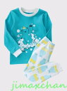 新生活 サマー 80-130/子供 女の子/男の子 ルームウェア 上下セット Tシャツ パンツ 寝巻き パジャマ ナイトウェア 長袖 丸首 可愛い 赤ん坊 ベビ...