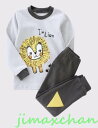 新生活 サマー 80-130/子供 女の子/男の子 ルームウェア 上下セット Tシャツ パンツ 寝巻き パジャマ ナイトウェア 長袖 丸首 可愛い 赤ん坊 ベビ...