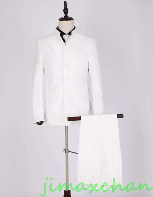 新生活 サマー 春秋 メンズ コート ビジネススーツ パンツスーツ 長袖 OL オフィス トップス 事務服 ビジネス 洗える 2点セット 紳士 結婚式 白 ホワイト