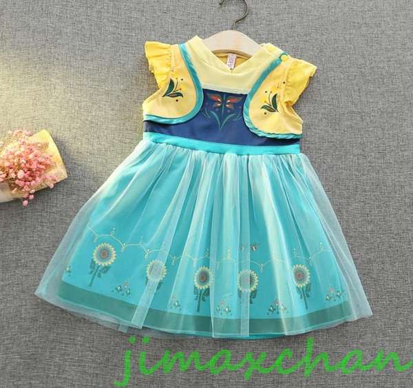 新生活 サマー キッズ 子供服 女の子 ワンピース ドレス カラードレス フラワーガール 丸首 花編 演出 お嫁さん/ピアノ 発表会?結婚式?七五三 記念日 撮...