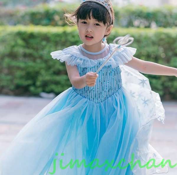 新生活 サマー キッズ 子供服 女の子 ワンピース ドレス カラードレス フラワーガール 丸首 花編 演出 お嫁さん/ピアノ 発表会?結婚式?七五三 記念日 撮...