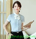 新生活 サマー 中袖 通勤オフィス ワイシャツ シャツ ブラウス ビジネス レディース シャツ 制服 フォーマル オフィス ワイシャツ トップス スーツ リクルート
