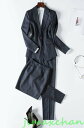 新生活 サマー レディース コート ビジネススーツ タイトスカート スカート パンツスーツ 長袖 OL オフィス トップス 事務服 ビジネス 洗える 2点セット