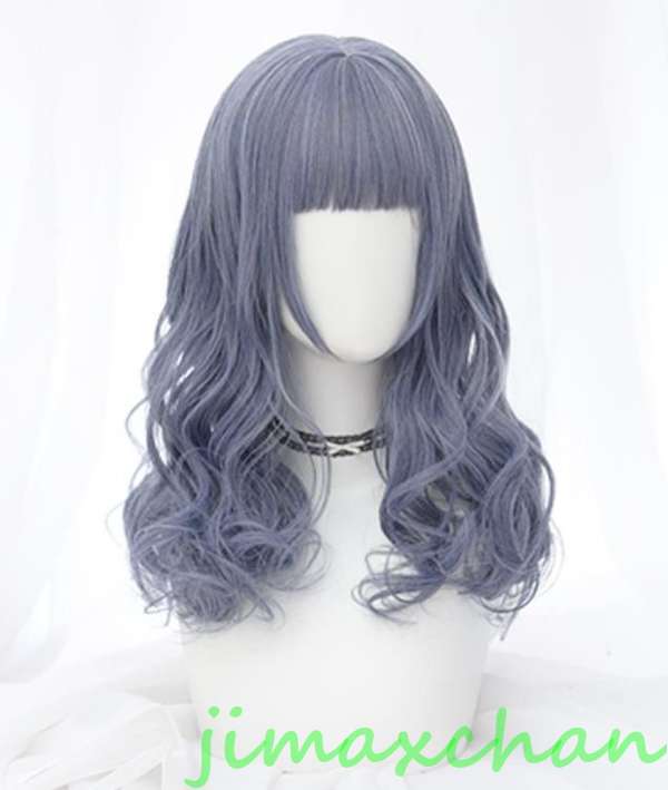 新生活 サマー 長50CM/変装 Lolita系 ウィッグ ロリータ 原宿風 かつら 前髪 レディース コスプレウィッグ 耐熱ウィッグ コスチューム 仮装 大人用