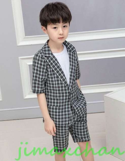 新生活 サマー 90-150cm 2点セット ベストスーツ 男の子 入学?入園スーツ スーツ フォーマル 卒業式 子供スーツ カジュアル 子供服 フォーマル