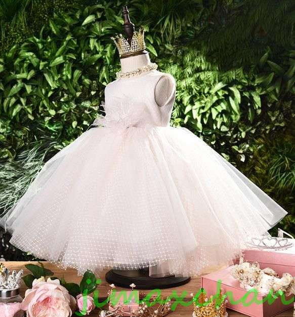 新生活 サマー 80/90/100/110cm 子供服 女の子ワンピース ドレス カラードレス フラワーガール 丸首 花編 演出 お嫁さん/ピアノ 発表会?結婚...