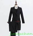 新生活 サマー レディース コート ビジネススーツ タイトスカート スカート パンツスーツ 七分袖 OL オフィス トップス 事務服 ビジネス 洗える 2点セッ...