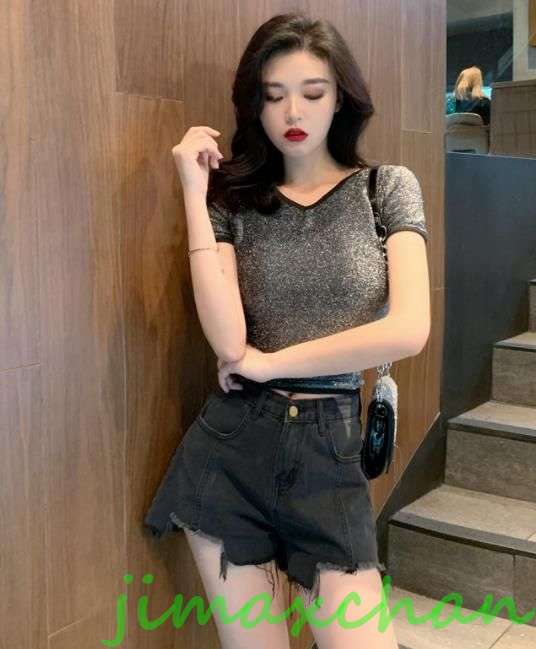 新生活 サマー 胸開き Tシャツ 半袖 タートルネック セーター レディースファッション タートル 胸開きタート セクシー Vネック ベアトップ ベアトップ ニ...