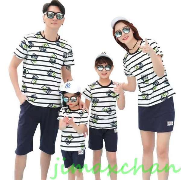 新生活 サマー 親子ペア 親子お揃い Tシャツ パンツ ワンピース サンドレス ガウチョパンツ カップル 中袖 Tシャツ ユニセックス おそろい親子服