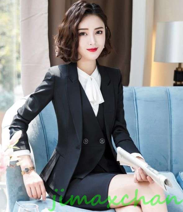 新生活 サマー 春秋 レディース コート ビジネススーツ タイトスカート スカート パンツスーツ 長袖 OL オフィス トップス 事務服 ビジネス 洗える 2点セット