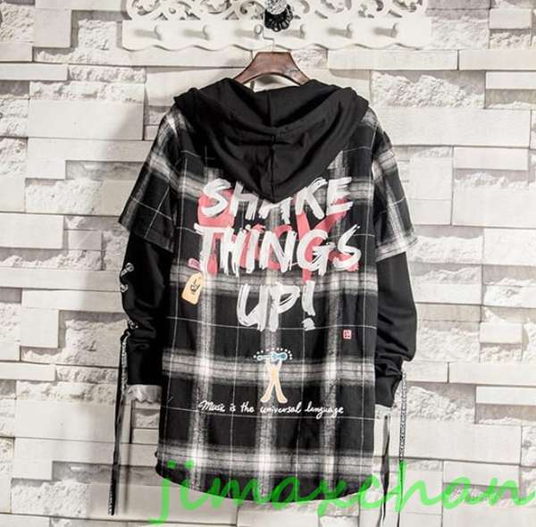 新生活 サマー 春秋 長袖 シャツ コールテン プルパーカー メンズ トップス Tシャツ カットソー メンズ プルオーバー メンズファッションシャツ コート フェイク