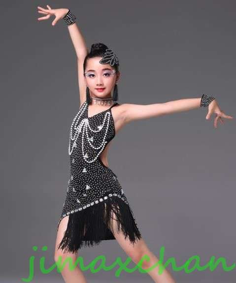 新生活 サマー 2色 ラテン ワンピース 女の子 レオタード ラテン 演出 体操 発表会 ダンス衣装 キッズ ジュニア ダンスウェア レッセン着 ダンスウェア ...