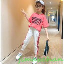 新生活 生活応援 子供服 セットアップ 女の子 半袖 春夏 2点セット 上下セット Tシャツ ハーフパンツ おしゃれ カジュアル 涼しい 可愛い ジャージ シン...
