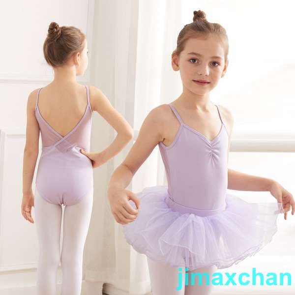 新生活 バレエレオタード 子供用 袖なし バレエ衣装 女の子 スナップボタン 練習服 ステージ衣装 ワンピース レッスン着 女の子 子供レオタード キッズウェ