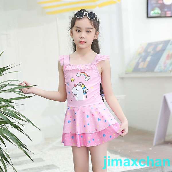 新生活 水着 子供水着 ワンピース スイムウェア オールインワン スイミング ガールズ 女の子 子ども 子供 水着 ベビー水着 女児 子供用 海水浴 温泉用 女...