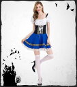 新生活 クリスマス ハロウィン衣装 コスプレ仮装 コスチューム ビールガール フェスト フリンジ ドイツ ビアバー ビアガーデン メイド ミニドレス 衣装 レディース ワンピース イベント