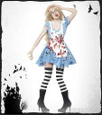 新生活 コスチューム ハロウィン衣装 ゾンビ ナース 血まみれ 血のり 血痕 メイド服 怖い コスプレ 大人 仮装 吸血鬼 バンパイア レディース リボン レース エプロン ワンピース