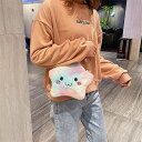 新生活 ショルダーバッグ 星 ウールレディース 小物入れ 韓国風 刺繍 小銭入れ 小遣い入れ メイク収納 キャラクター 9type 5color ぬいぐるみ l...