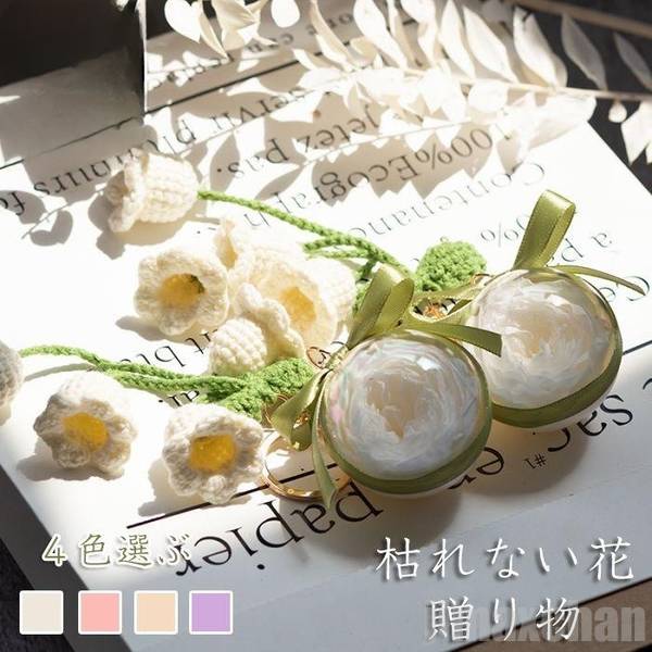 新生活 プリザーブドフラワー キーホルダー 枯れない花 女性 女友達 贈り物 彼女 妻 結婚祝い 人気 プレゼント 誕生日 記念日 女の人 退職祝い 引越し祝い...