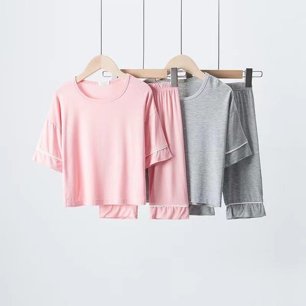 新生活 気楽 パジャマ トップス パンツ セットアップ 2点セット 半袖 ブラウス 子供服 子ども服 男の子 女の子 秋服 カジュアル キッズ ジュニア おしゃ...