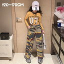 新生活 気楽 迷彩 パンツ キッズ 120 130 140 150 160 170 ダンス 迷彩ズボン 黄色 カーゴパンツ ダンス衣装 ダンスウェア ヒップホッ...