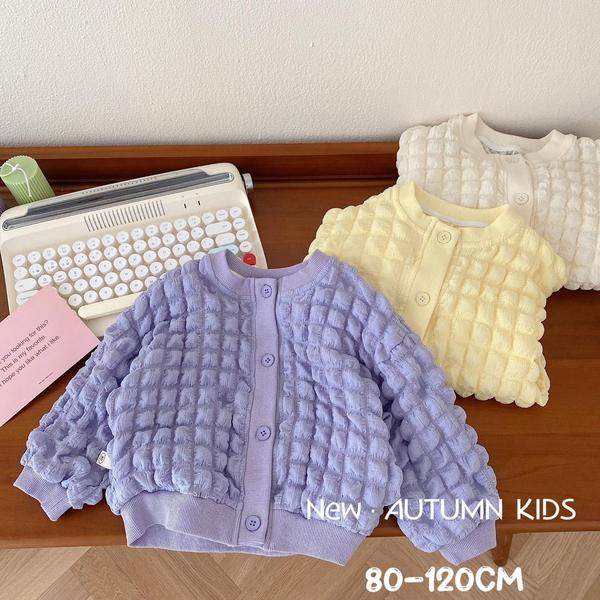 新生活 気楽 秋 トップス アウター パーカー 韓国 韓国ファッション ふわふわ 80 90 100 110 120 アイボリー パープル イエロー 子供服 子...