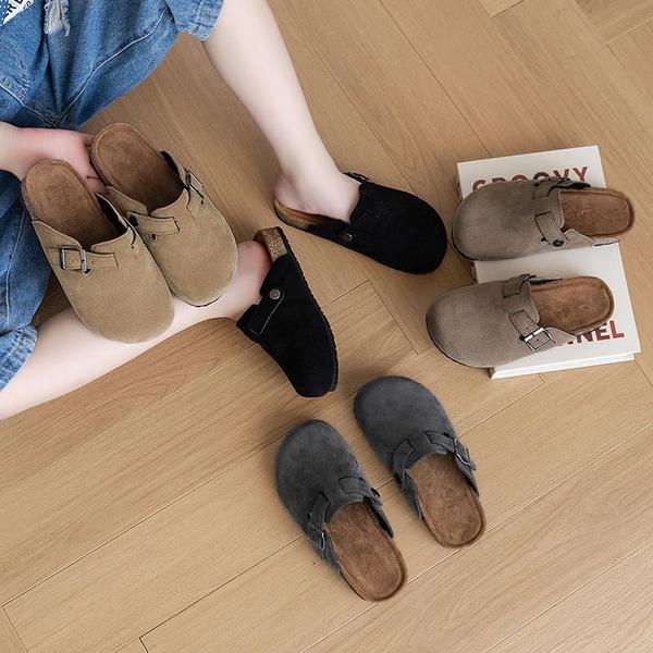 新生活 気楽 キッズ 子供 サボサンダル 厚底 前ふさがり 秋 冬 女の子 お出かけ かわいい おしゃれ つま先あり 16 16.5 17 17.5 18 18...