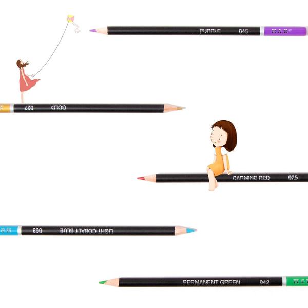 新生活 気楽 色えんぴつ 色鉛筆 72色セット 収納缶付き（黒）油性色鉛筆 色鉛筆セット 子供 大人 アーティスト 絵 絵画教室 72油性色鉛筆セット ギフト 誕生日 X'masプレゼント