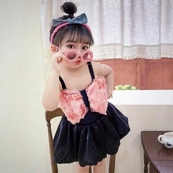 新生活 気楽 キッズ 水着 韓国 韓国服 韓国ファッション 女の子 ベビー ワンピース 90 100 110 120 130 140 赤ちゃん 子供 子供水着 ...