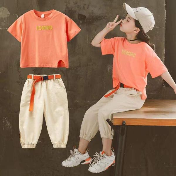 新生活 気楽 春夏 セットアップ 110 120 130 140 150 160 キッズ ジュニア 子供服 キッズ 女の子 半袖 春夏 2点セット 上下セット ...