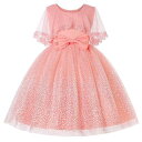 新生活 気楽 子供ドレス オレンジ ピンクドレス 100 110 120 130 140 150 こどもドレス キッズドレス 子供フォーマル 子どもドレス こど...