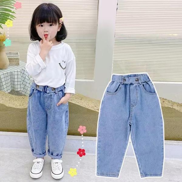 新生活 気楽 韓国子供服 秋春冬おしゃれ 女の子 デニムジーンズ シンプル パンツ 子供 ロングパンツジーパン ジーンズ キッズ ボトムス デニムダンスジュニア...