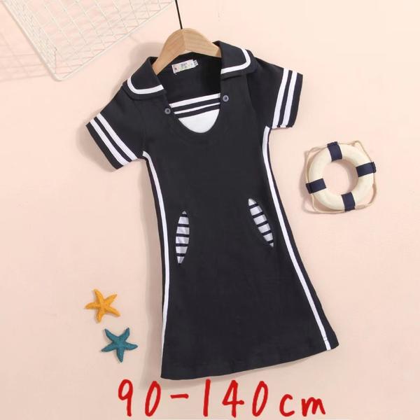 新生活 気楽 子供 ワンピース 90 100 110 120 130 140 キッズワンピース 半袖 ガールワンピース 女の子 子供服 夏物 ドレス シンプル ...