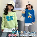 新生活 気楽 キッズ 長袖シャツ 女の子 ブラウス プルオーバー 長袖Tシャツ 綿Tシャツ クルーネック 子供服 綿 長袖 トレーナー プリント 肌に優しい ルームウェア 通学 小学生 ラ