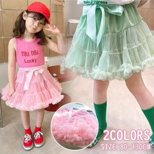新生活 気楽 スカート 女の子 キッズ 夏 チュールスカート チュチュスカート ミニ丈 ダンススクール 女児 ミニスカート ダンス イベント アイドル モデル ...